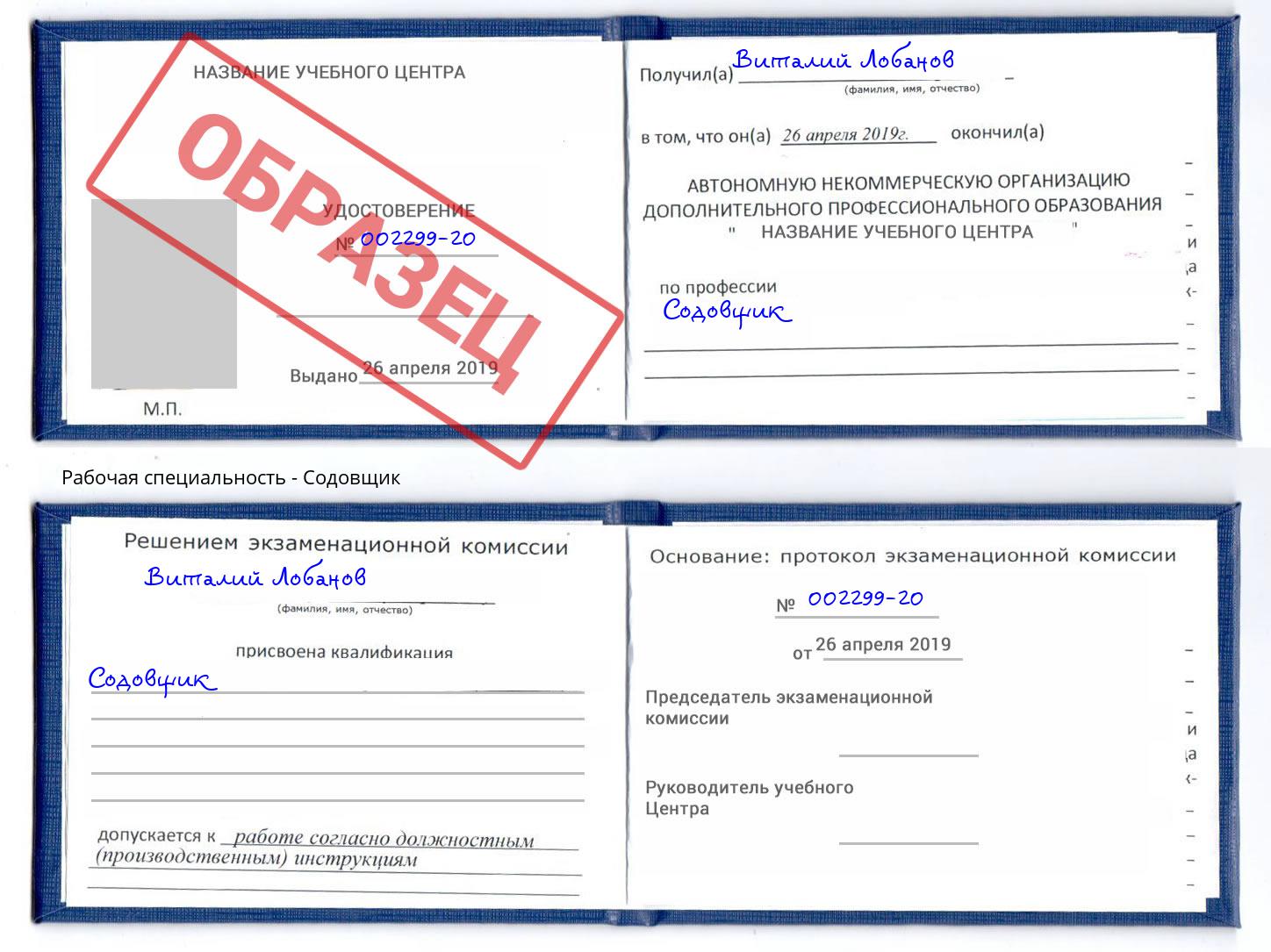 Содовщик Невинномысск